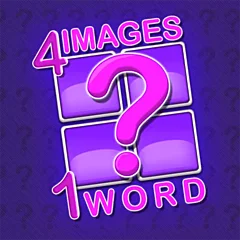 play 4枚の画像 1つの単語